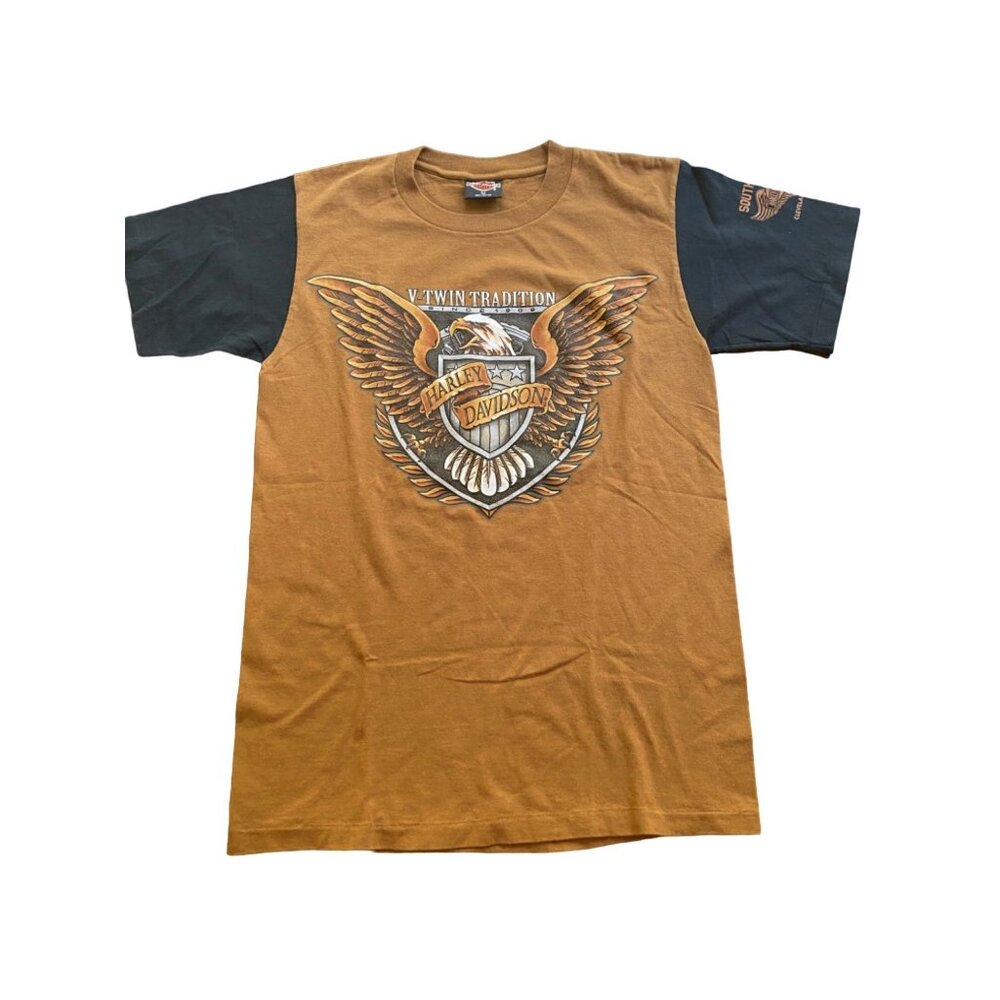 Vintage Harley Davidson V-Twin Tradition Cleveland Ohio T-shirt M3